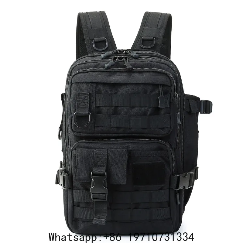 Sling Backpack Shoulder - Mochila Impermeable 1000D, Bolsa de Almacenamiento