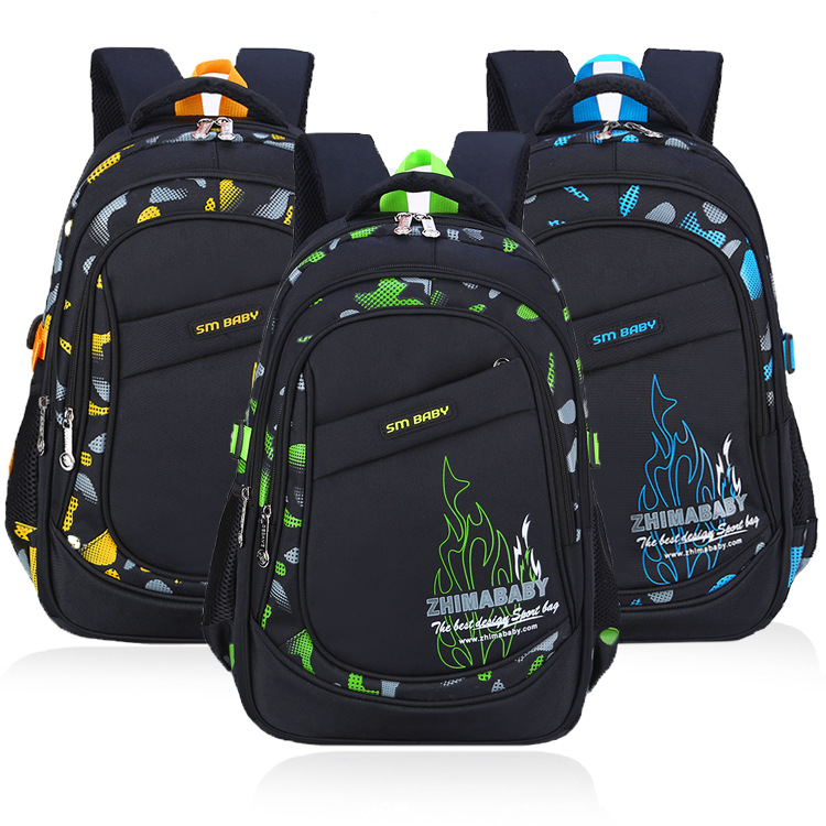 Canvas Backpack Casual - Mochila escolar ligera impermeable para niños
