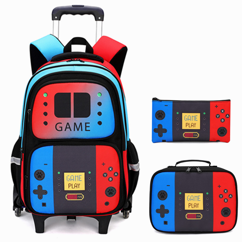 School Backpack Teen - Mochila con Ruedas para Niños, 3