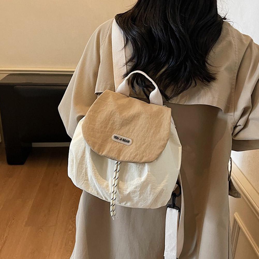 Canvas Backpack Casual - Mochila de nailon para mujer, mochila