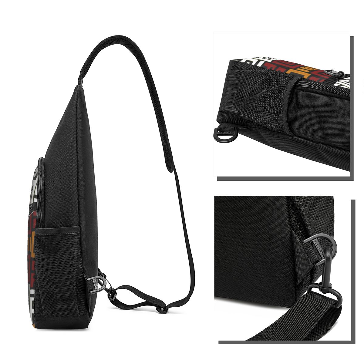 Bolso de pecho de tela african - Sling Backpack Shoulder reseña y precio