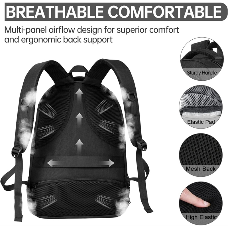 Mochila grande para ordenador  - Travel Backpack Anti Theft reseña y precio