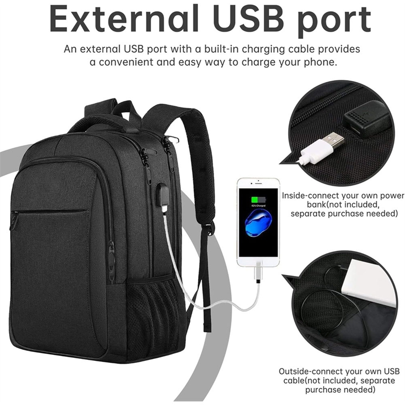Mochila grande para ordenador  - Travel Backpack Anti Theft reseña y precio