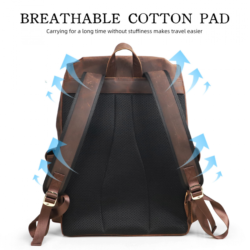 Nuevas llegadas, mochila de cu - Leather Backpack Vintage reseña y precio