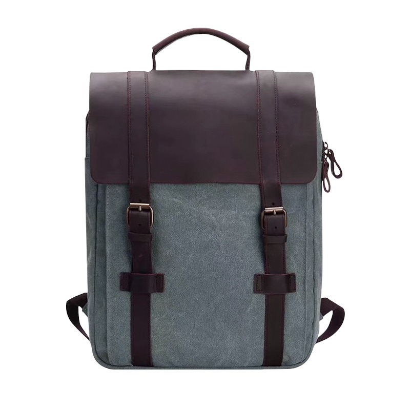 Mochila de moda para hombre, e - Canvas Backpack Casual reseña y precio