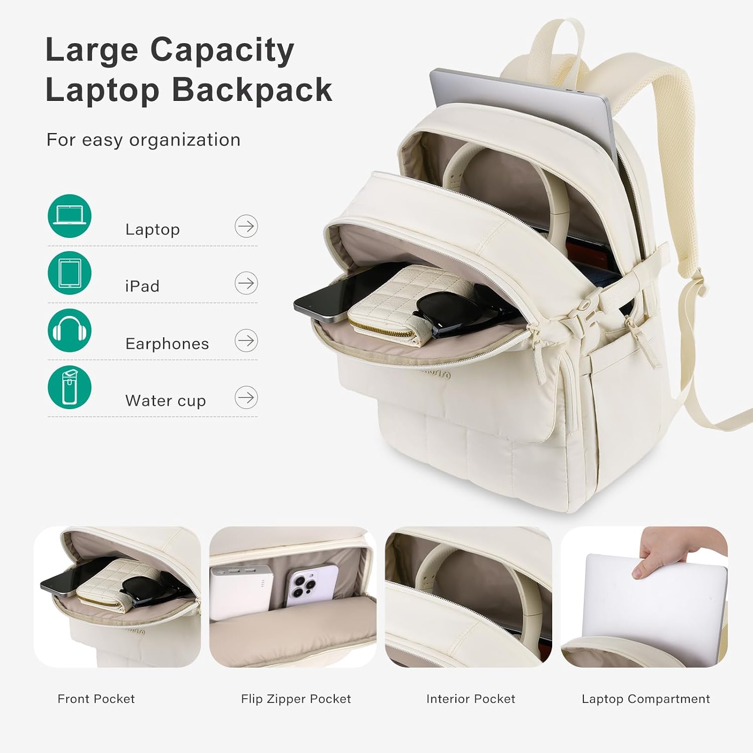 Mochila para portátil MOSISO P - Laptop Backpack 15.6 reseña y precio