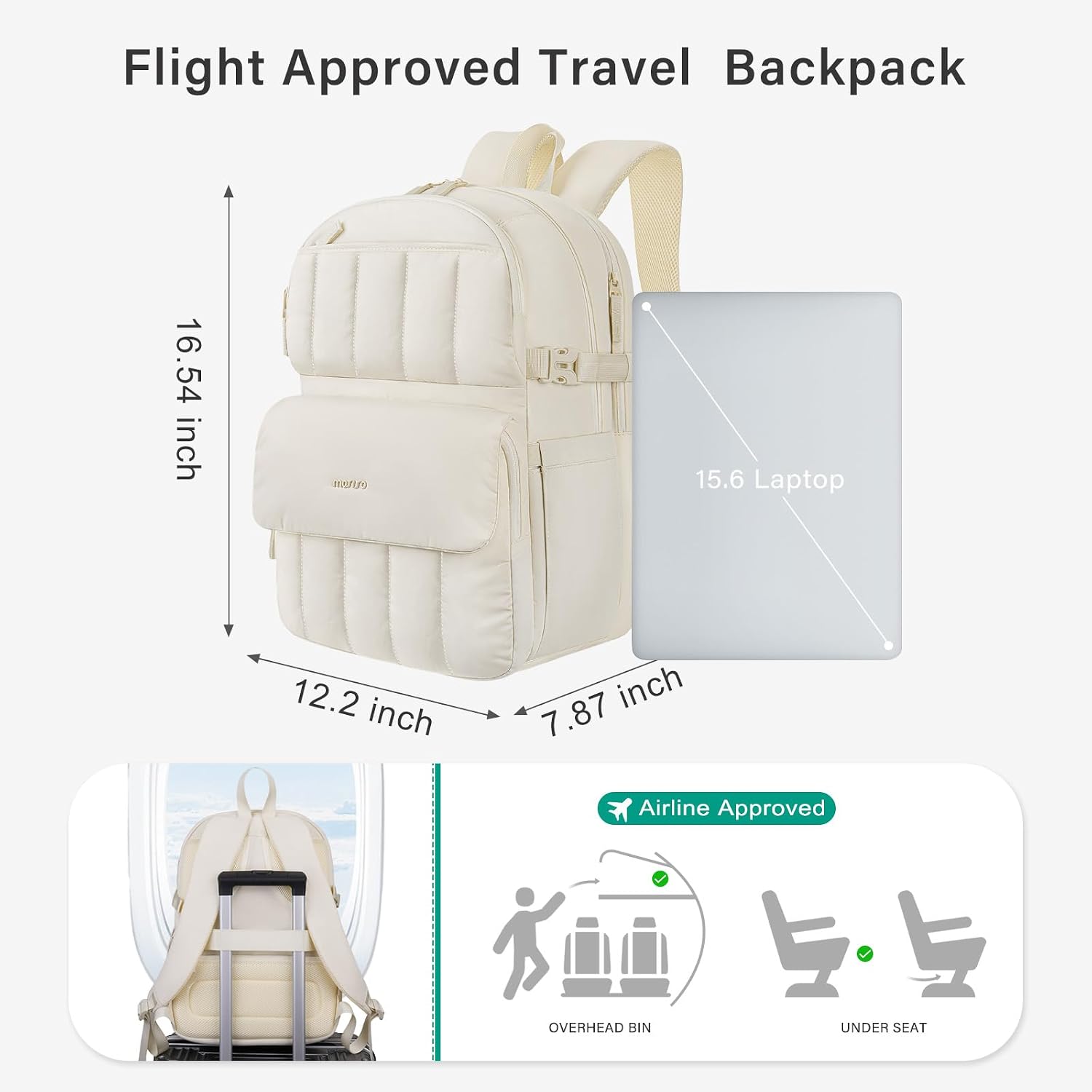 Mochila para portátil MOSISO P - Laptop Backpack 15.6 reseña y precio