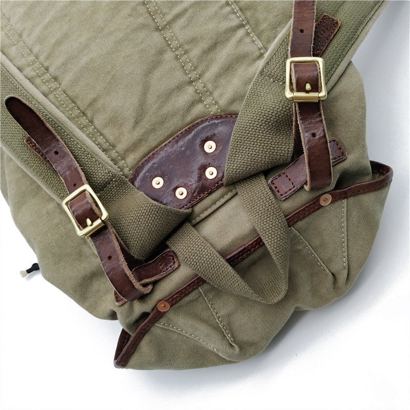 Mochila Retro Americana de Lon - Canvas Backpack Casual reseña y precio