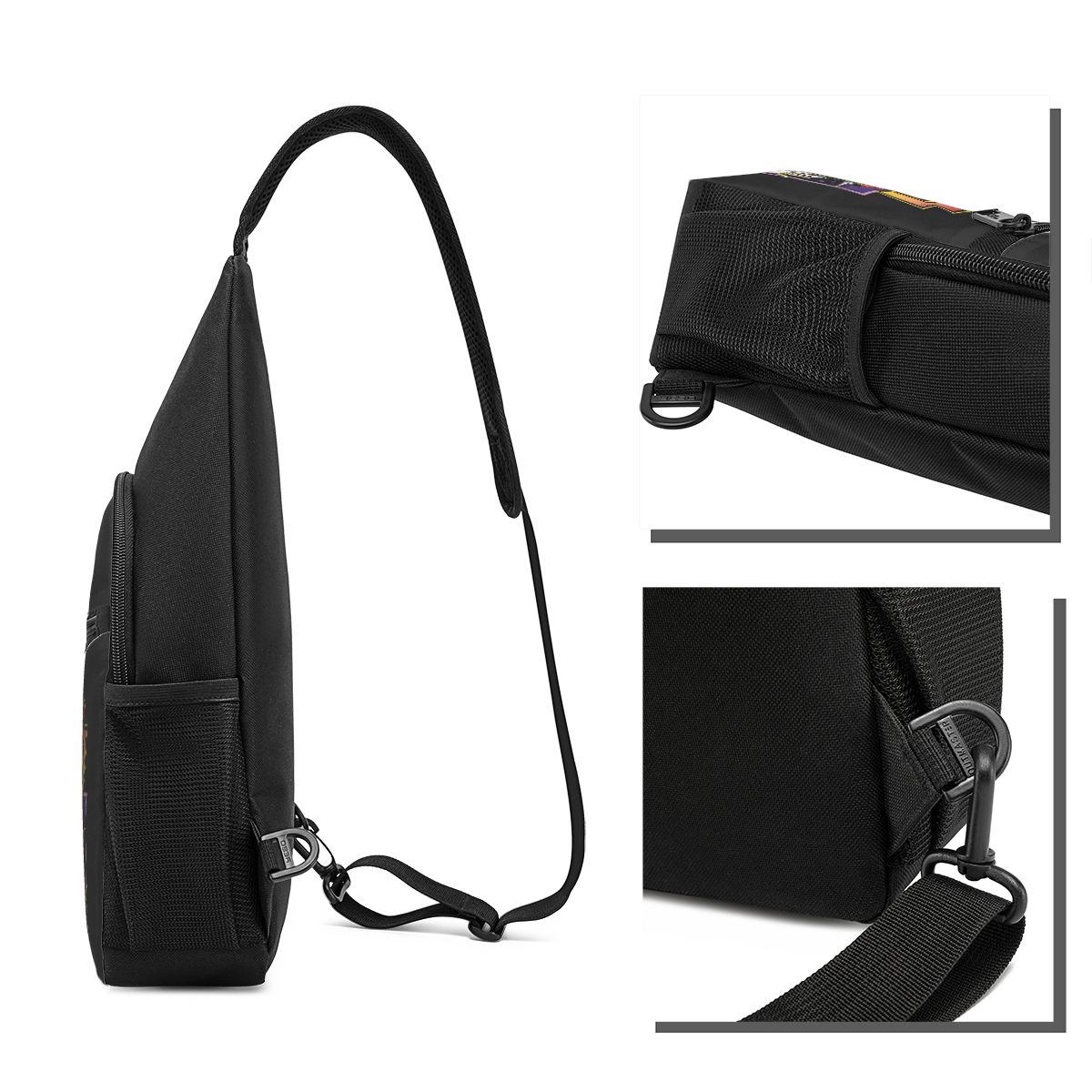 Rock Roll Band Kiss Cat - Bols - Sling Backpack Shoulder reseña y precio