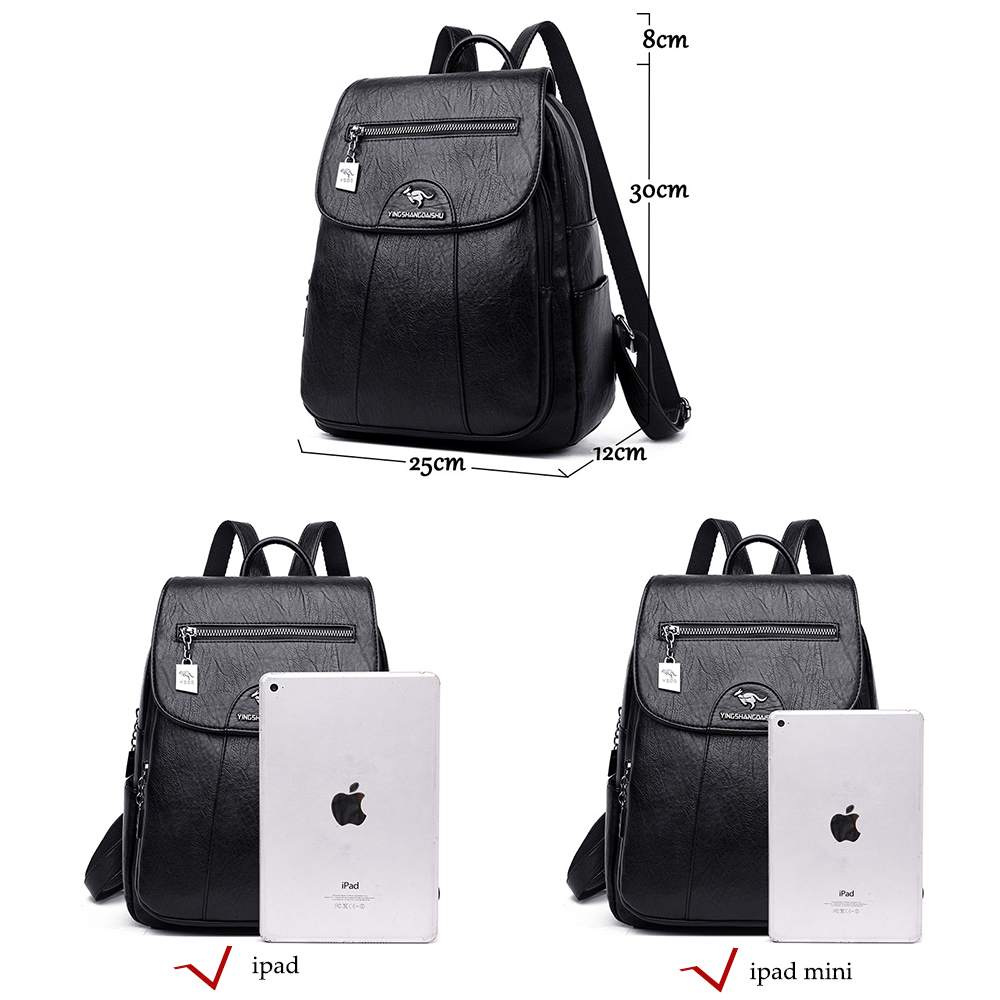 Mochila De cuero suave para mu - Fashion Backpack Women reseña y precio