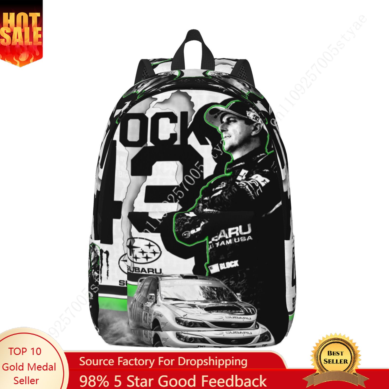 Ken Block 43 Mochila ligera de - Fashion Backpack Women reseña y precio