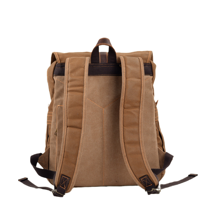 Nueva mochila de lona encerada - Canvas Backpack Casual reseña y precio