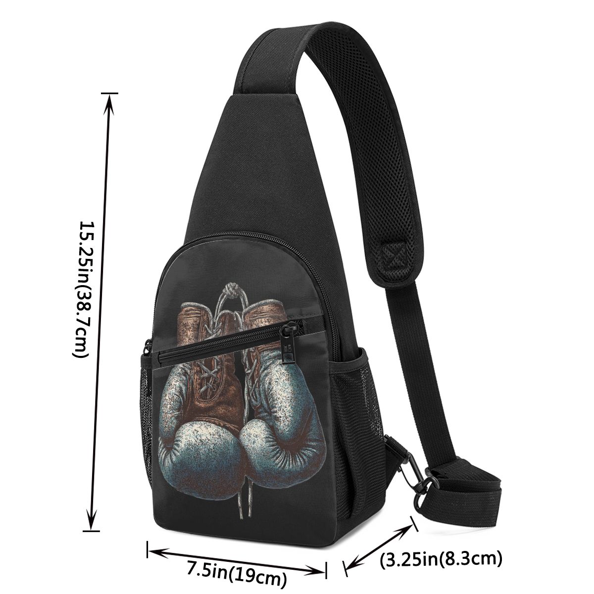Bolso de pecho para boxeo y ki - Sling Backpack Shoulder reseña y precio